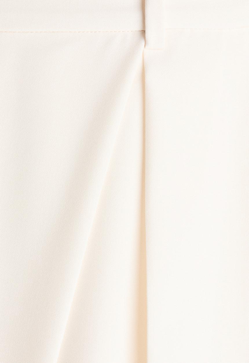 H&M - Wide wrapover trousers - white
