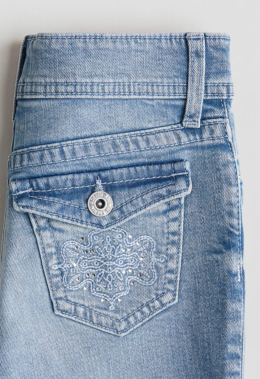 H&M - Flared leg low jeans - light denim blue