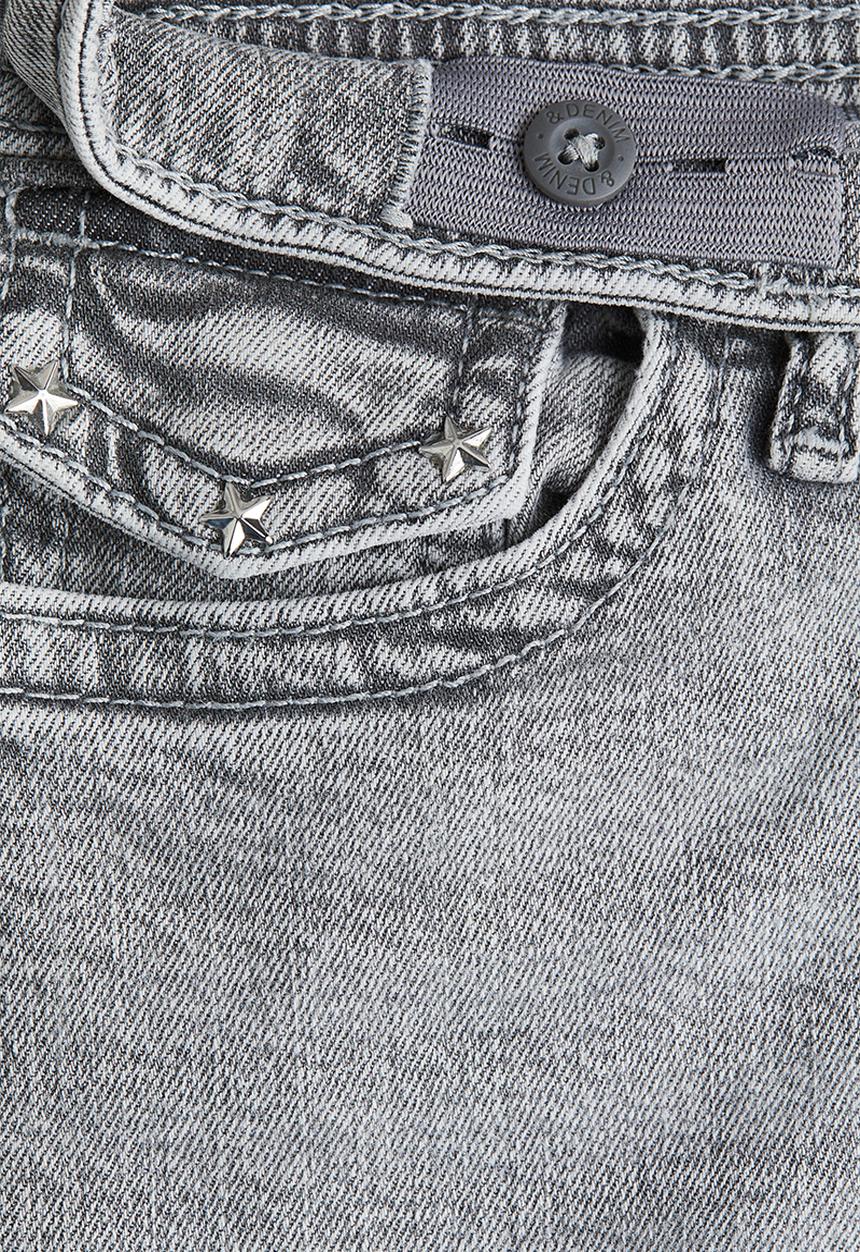 H&M - Flared leg low jeans - light denim grey