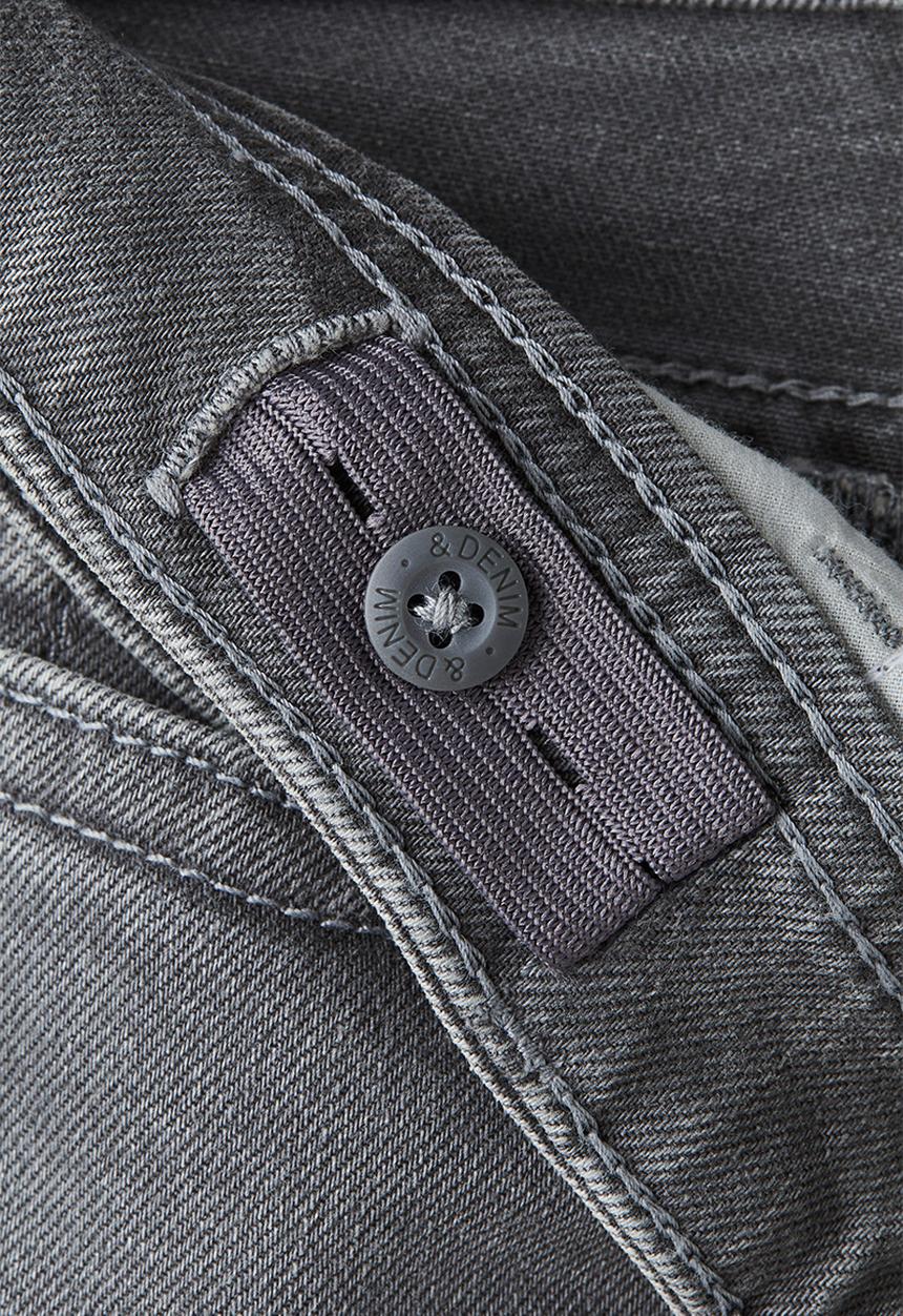 H&M - Flared leg low jeans - denim grey 