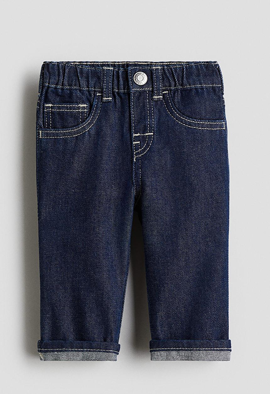 H&M - Cotton denim jeans - dark denim blue