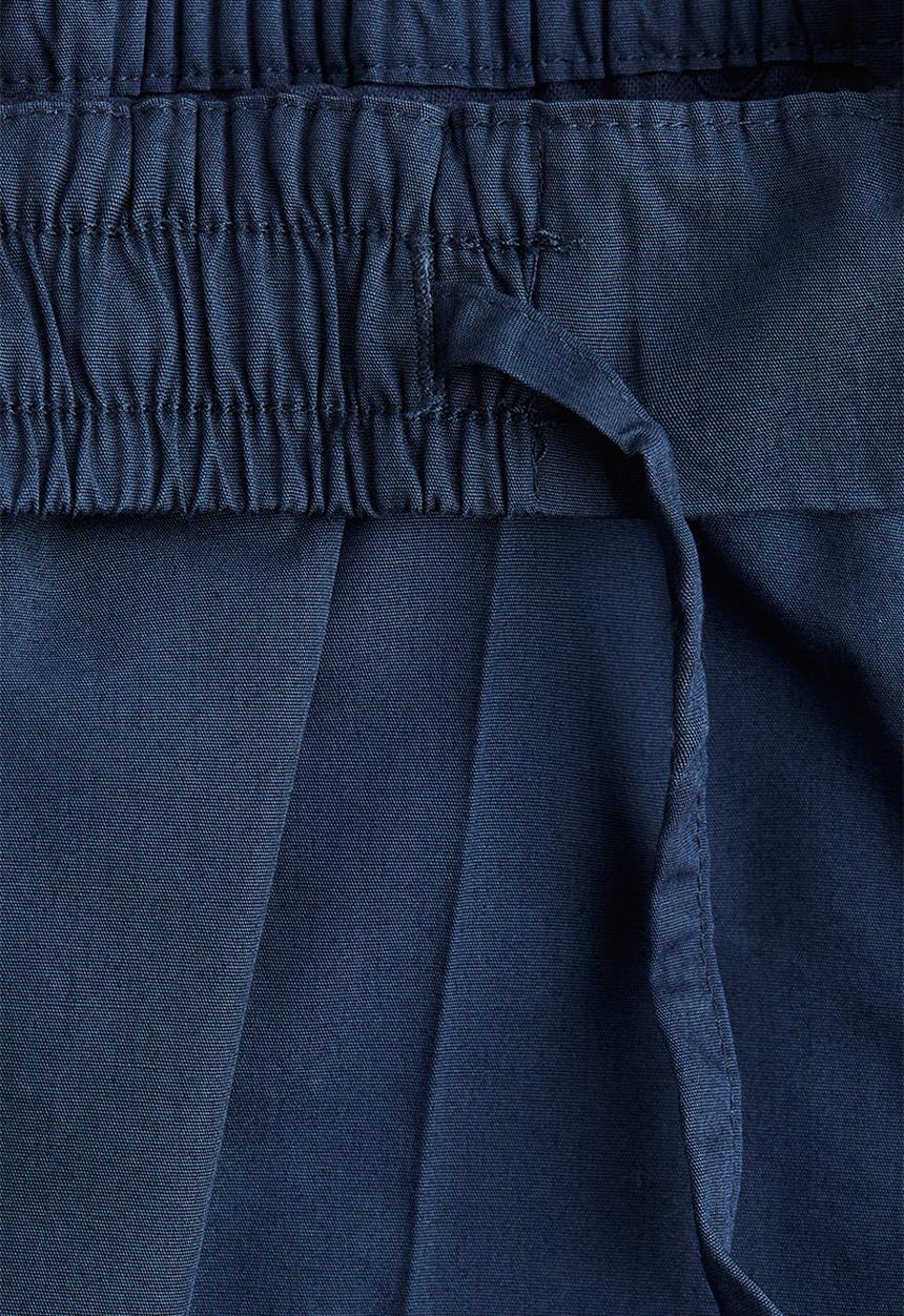 H&M - Loose-fit cotton chinos - dark blue