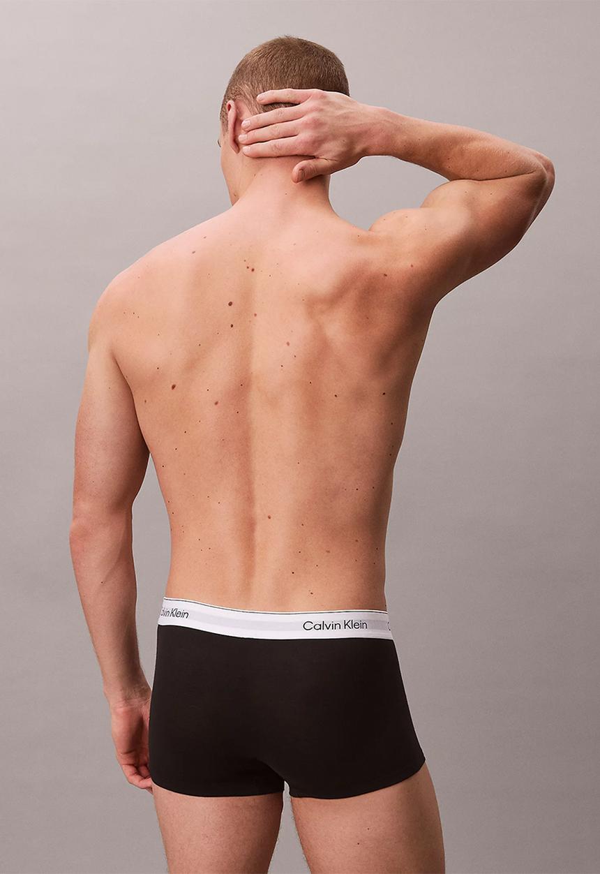 Calvin Klein - Low Rise Trunk 3 Pack - Grey Heather, White, Black