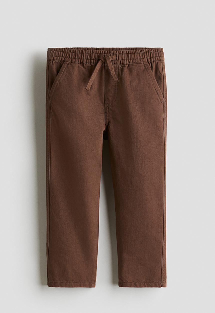 H&M - Cotton twill trousers - brown