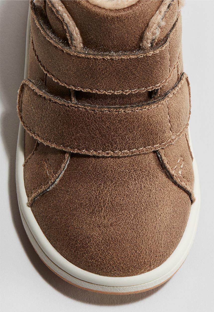 H&M - Warm-lined hi-top trainers - brown