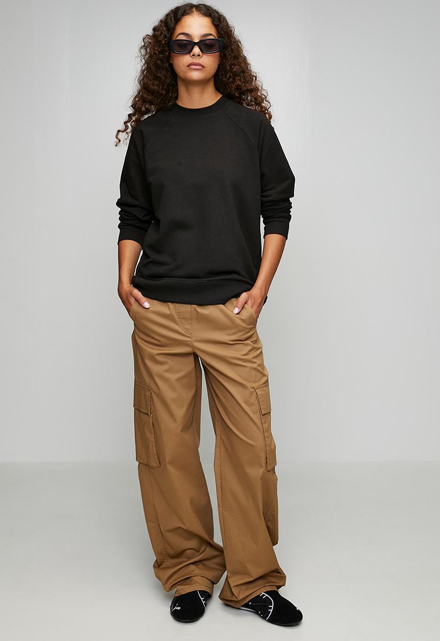 Brave Soul - Ladies Sweatshirt - Black