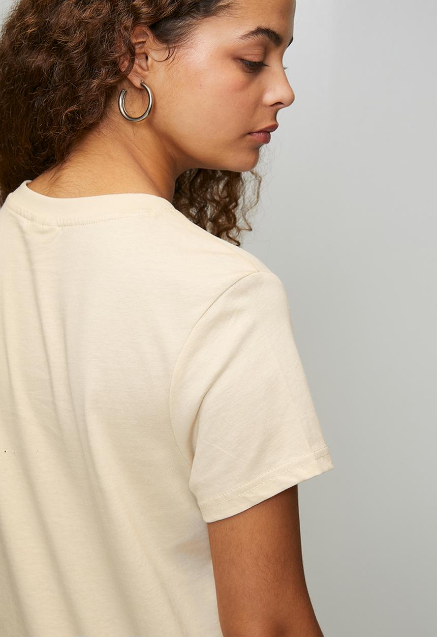 FILA - Mono deckle t-shirt - Antique White