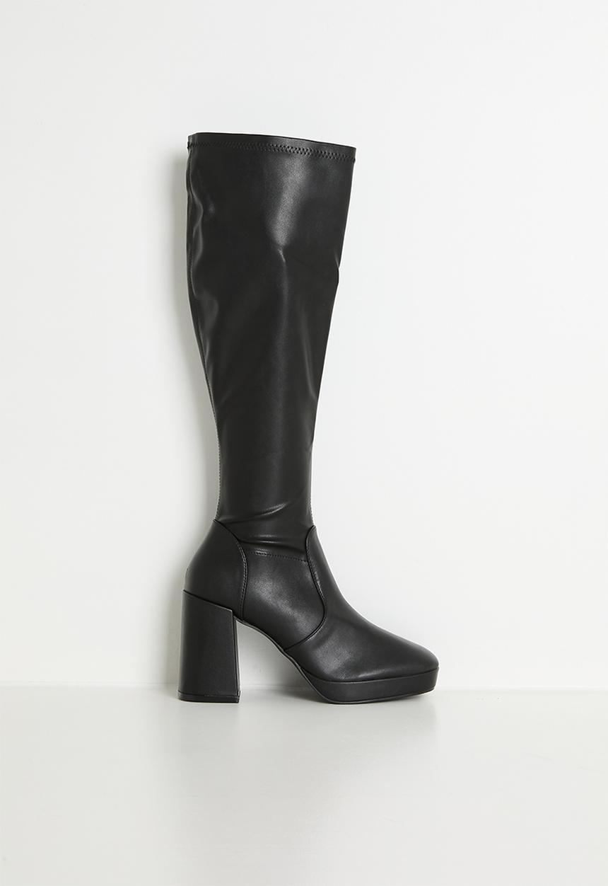 Raid London - Cannon knee length boot - black 