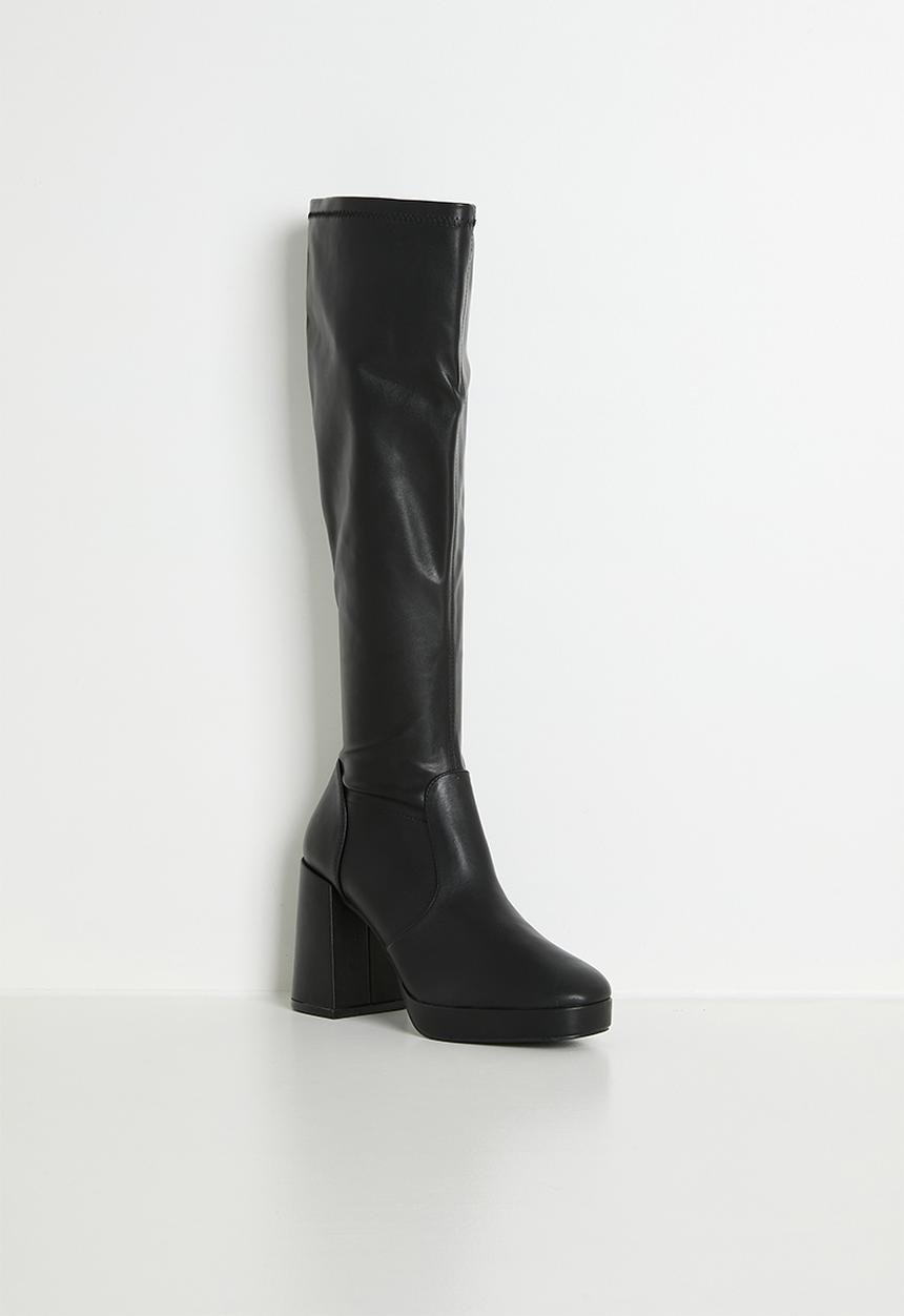Raid London - Cannon knee length boot - black 