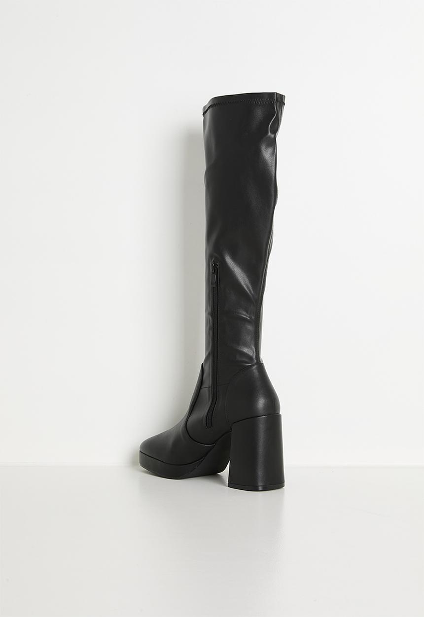 Raid London - Cannon knee length boot - black 