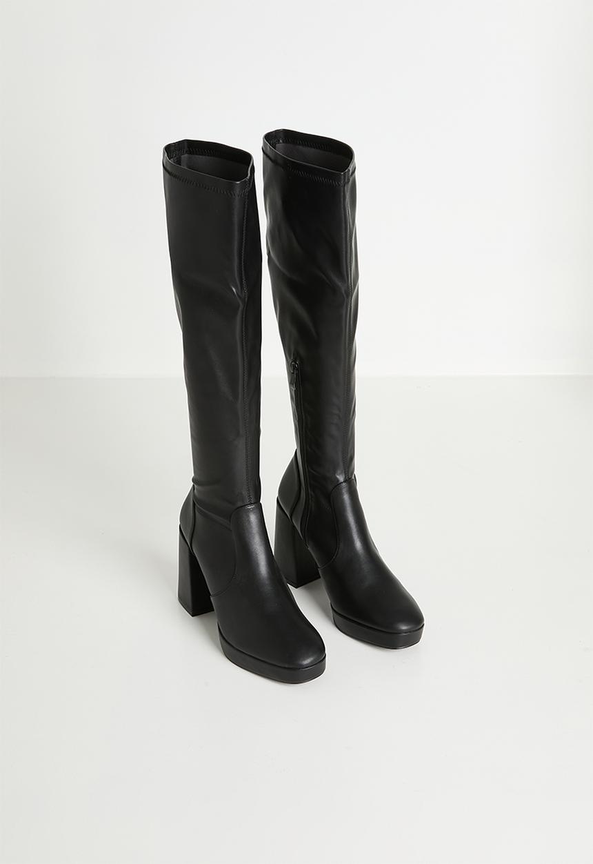 Raid London - Cannon knee length boot - black 