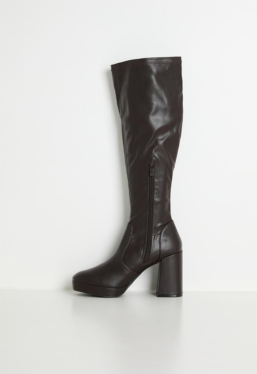 Raid London - Cannon knee length boot - brown 