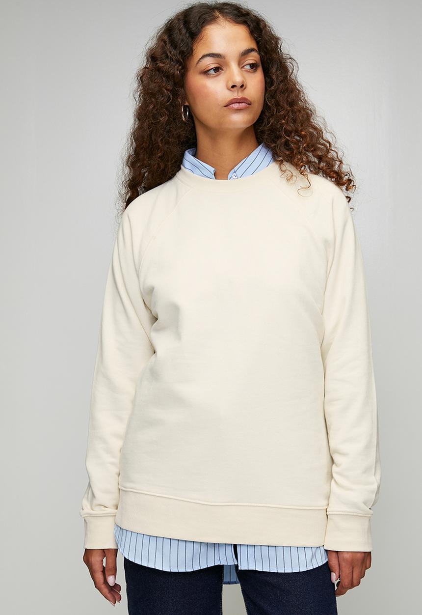 Brave Soul - Ladies Sweatshirt - Cream