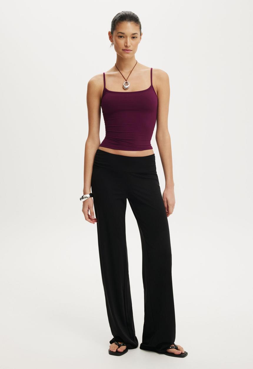 Cotton On - Honey rouched pant - black