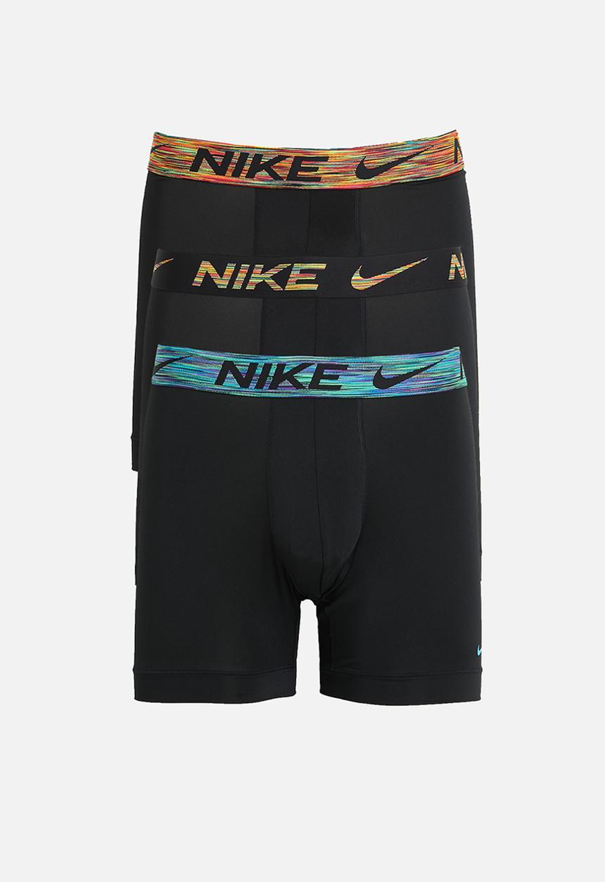 Nike - Boxer brief 3pk - blk dty cts/grn stk/blk spce dye wb