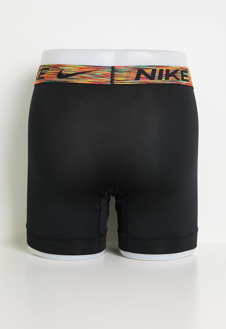 Nike - Boxer brief 3pk - blk dty cts/grn stk/blk spce dye wb