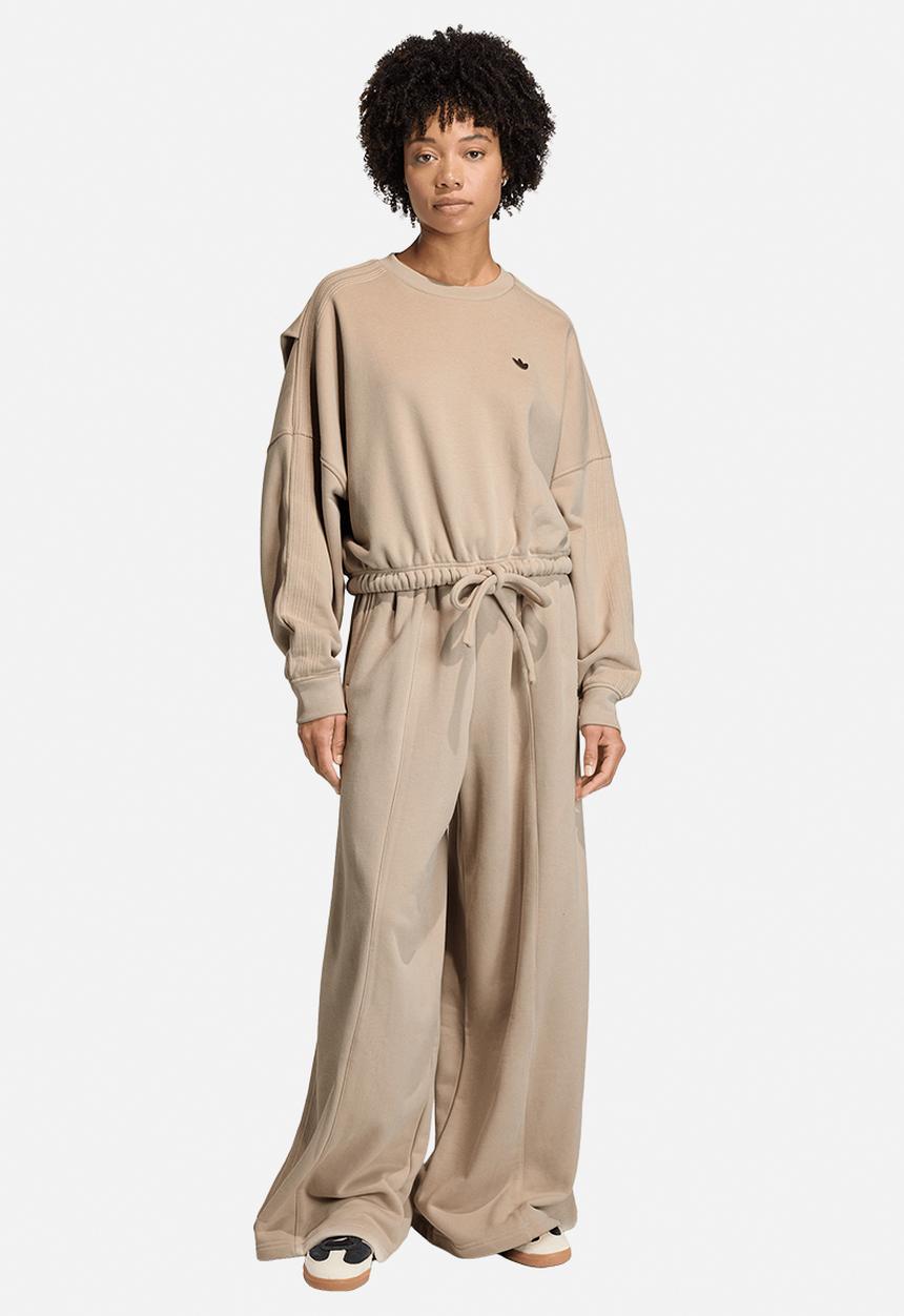 adidas Originals - P Essential Oversized Crewneck - Stone Khaki