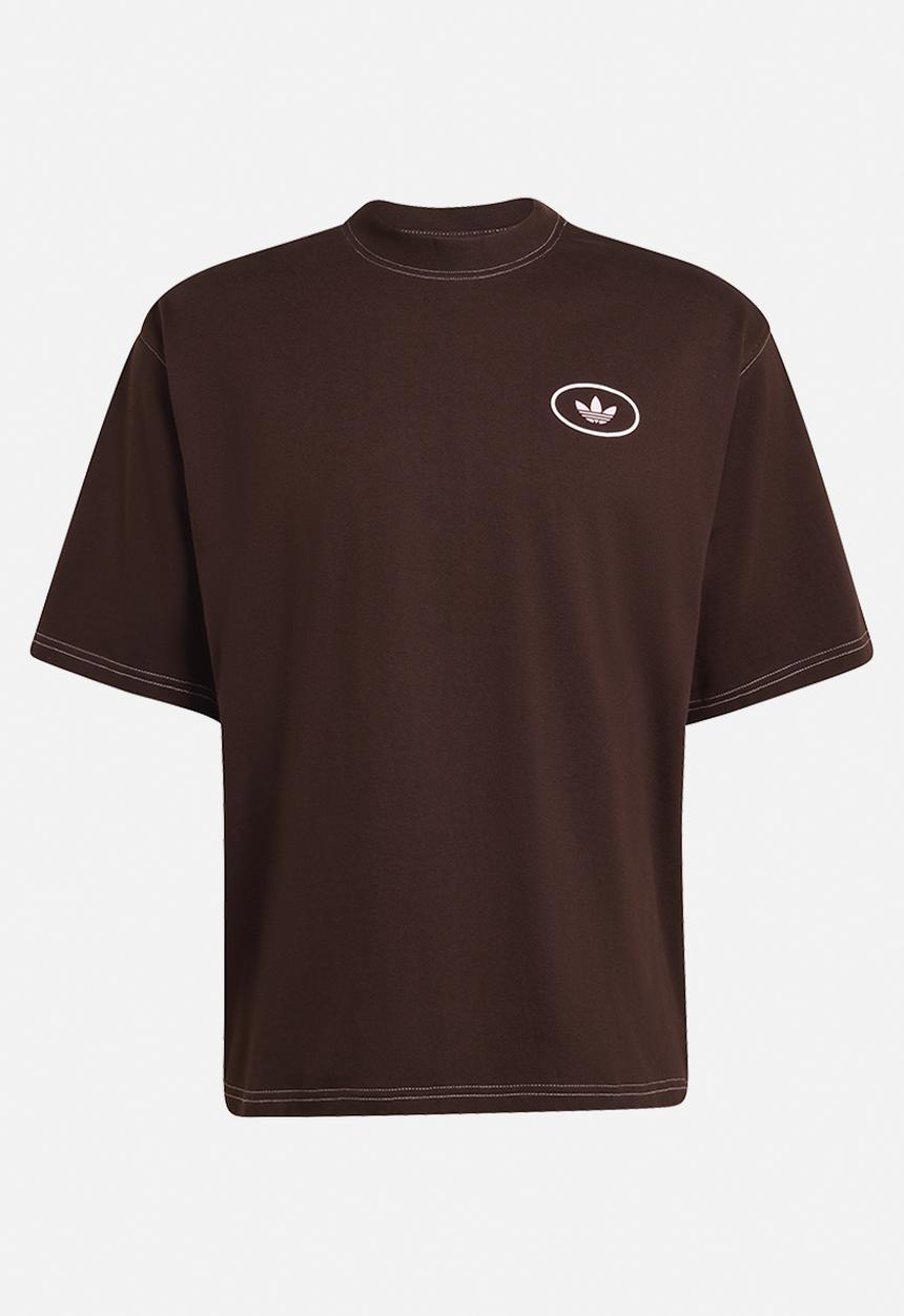 adidas Originals - Originals Shoemaker Graphic Tee - Aurora coffee brown