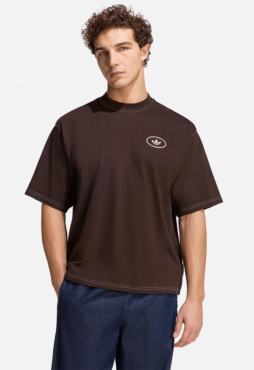 adidas Originals - Originals Shoemaker Graphic Tee - Aurora coffee brown