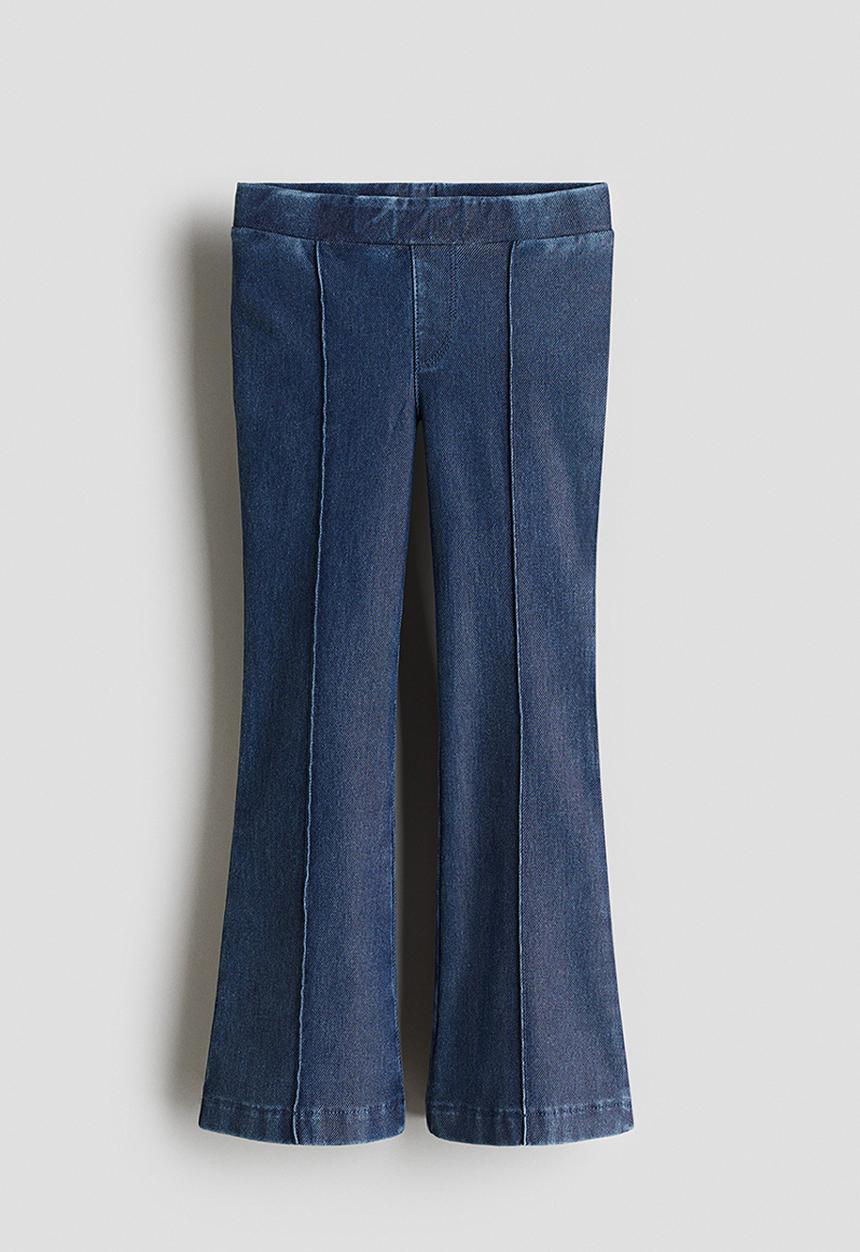 H&M - Flared jeggings - dark denim blue