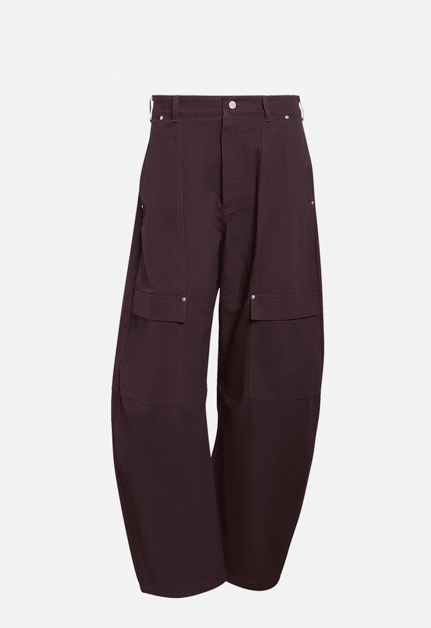 adidas Originals - ORIGINALS CANVAS CARGO WORKPANT - aurora coffee
