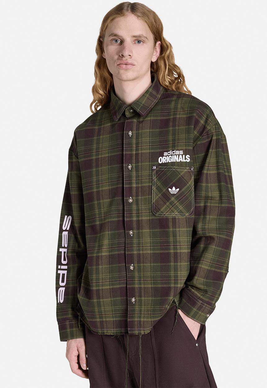 Originals workwear graphic flannel - olive plaid