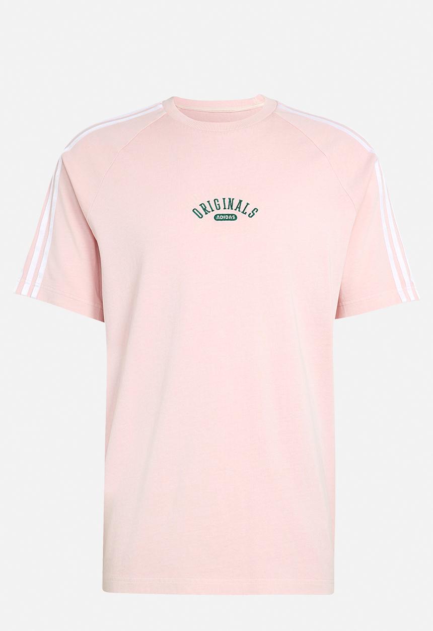 adidas Originals - Vintage Ringer Tee - Sandy Pink