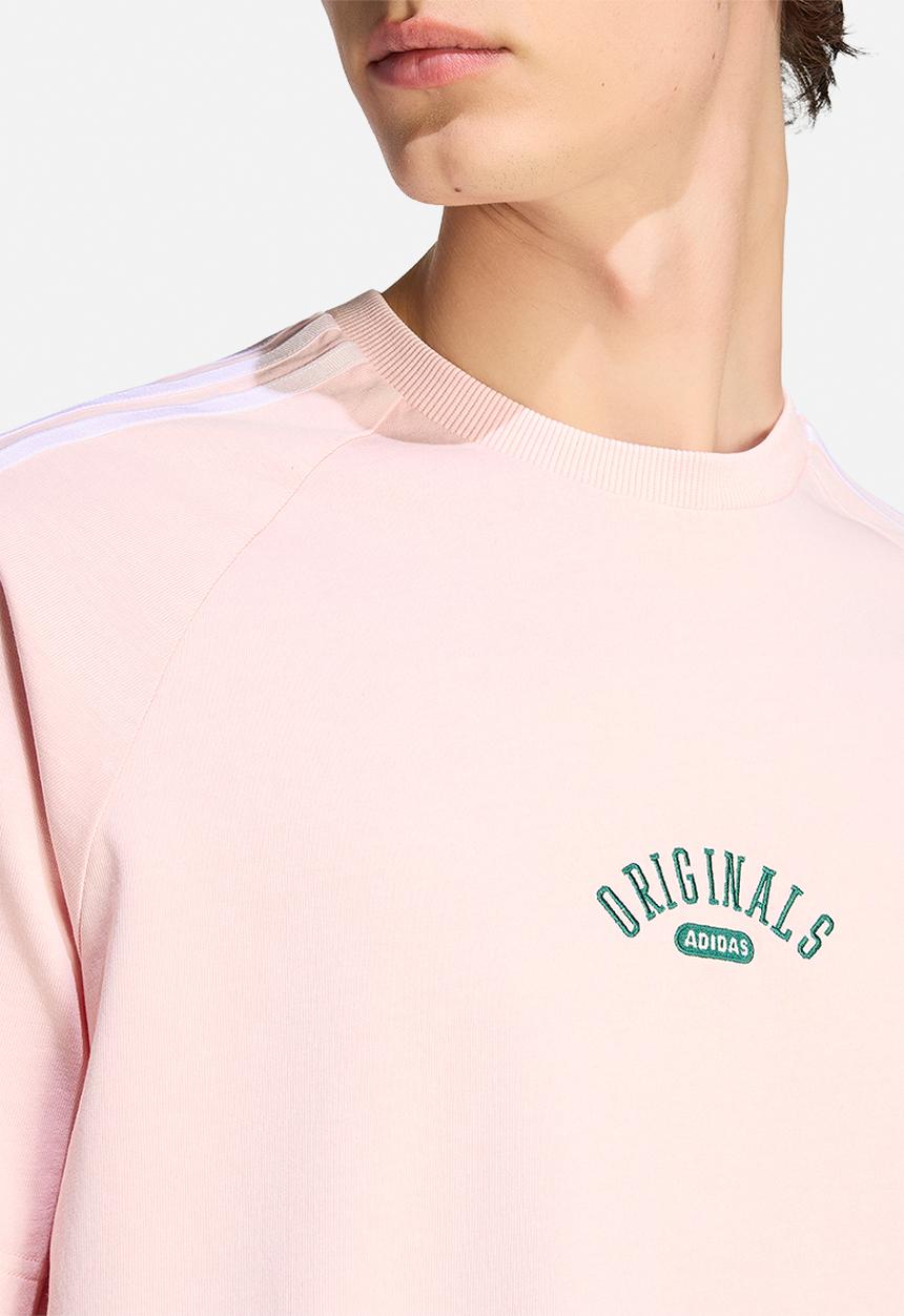 adidas Originals - Vintage Ringer Tee - Sandy Pink