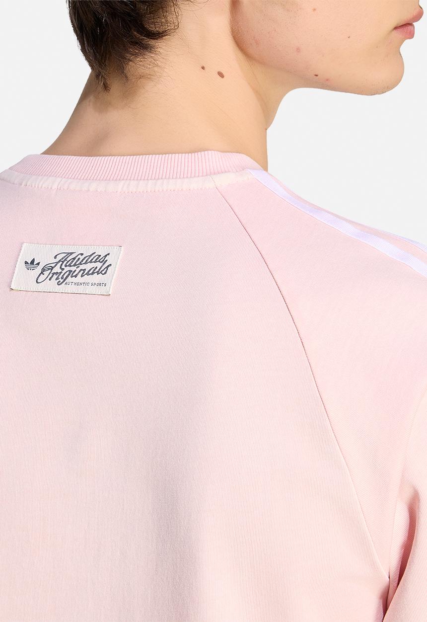 adidas Originals - Vintage Ringer Tee - Sandy Pink