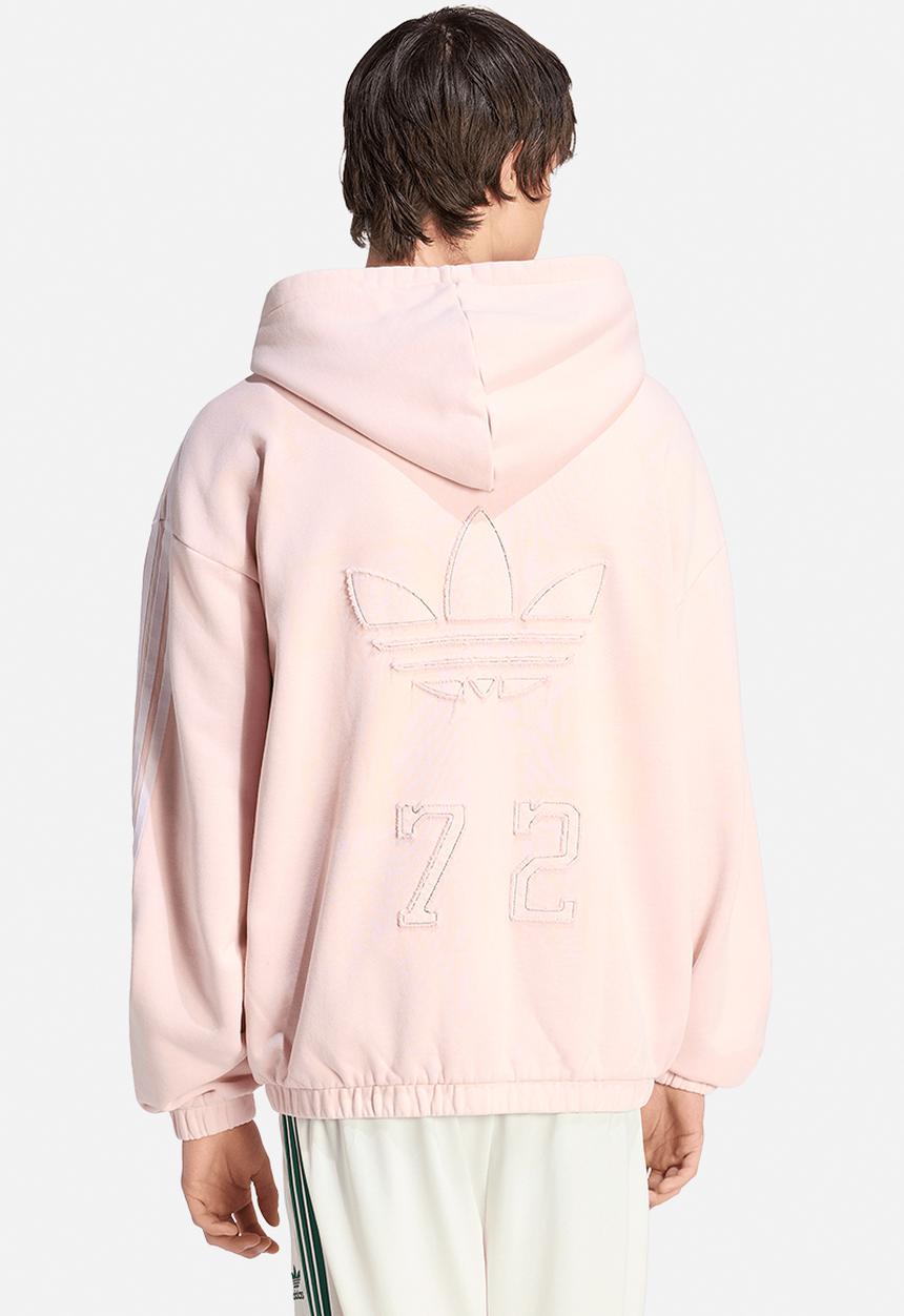adidas Originals - Zip Through Back Applique Hoodie - Sandy Pink
