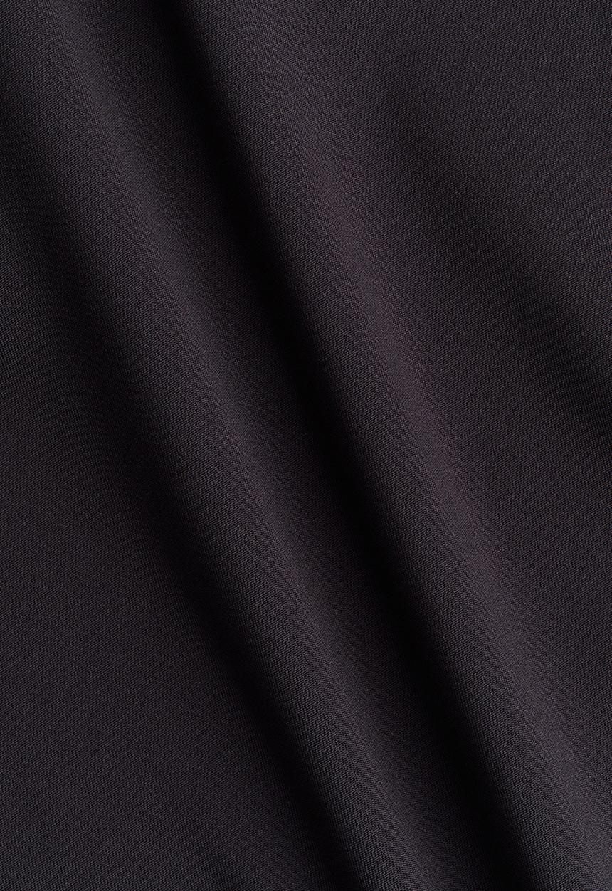H&M - Long-sleeved microfibre top - black