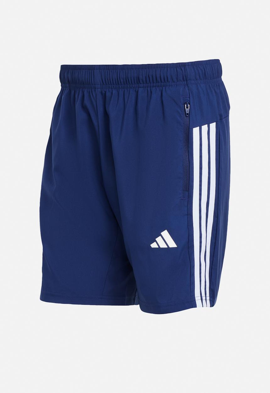 adidas Performance - Workout Essentials Base 3 stripes Woven Short - Dark blue/white