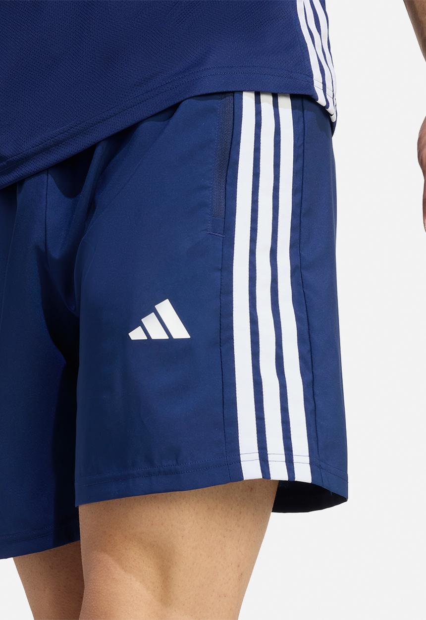 adidas Performance - Workout Essentials Base 3 stripes Woven Short - Dark blue/white
