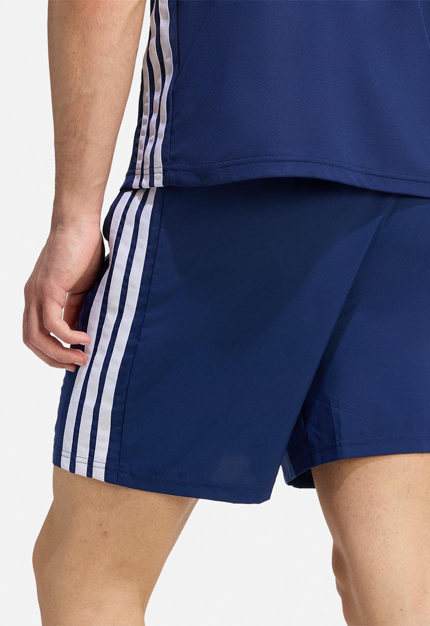 adidas Performance - Workout Essentials Base 3 stripes Woven Short - Dark blue/white