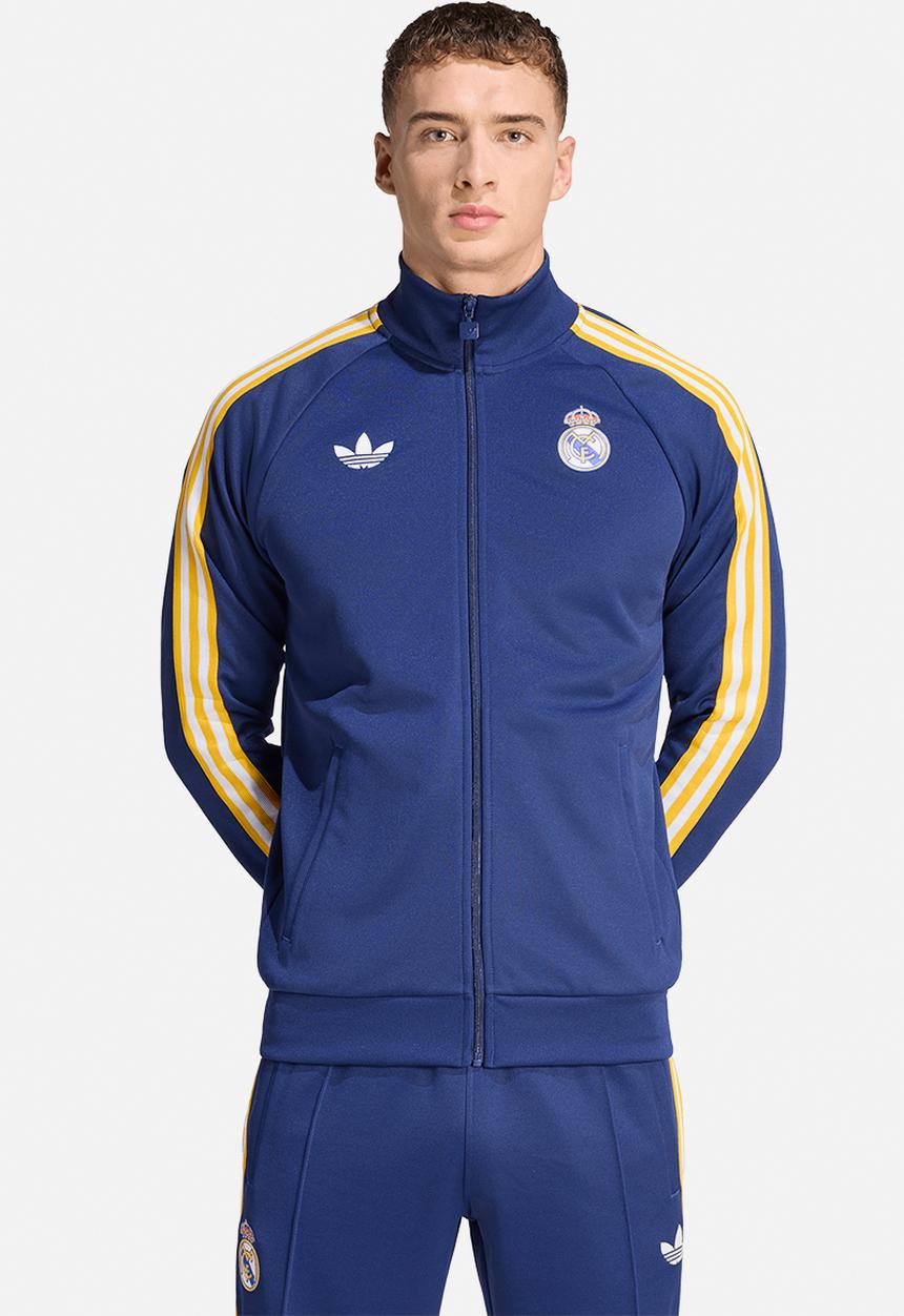 Real Madrid 青 長袖 ジャージ Real Madrid Originals Track Top - dark blue