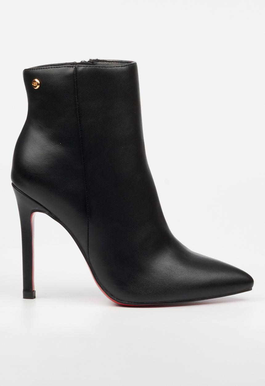 Miss Black - Boss 24 heel ankle boot - black