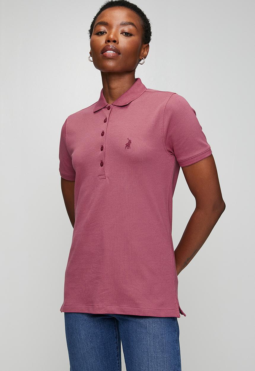 POLO - Wmn Margot Short Sleeve Golfer - Rose