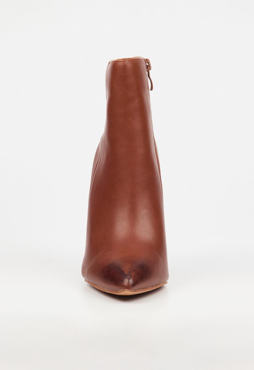 Miss Black - Boss 24 heel ankle boot - brown