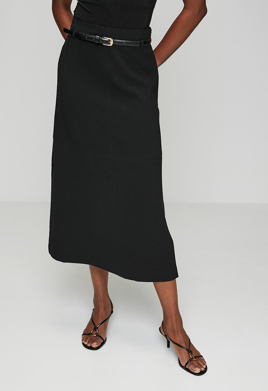 Forever New - Millie belted midi skirt in black