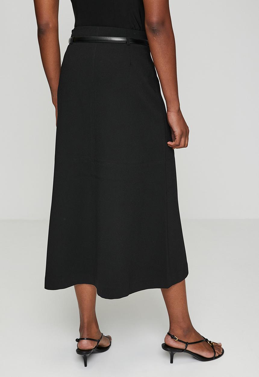 Forever New - Millie belted midi skirt in black