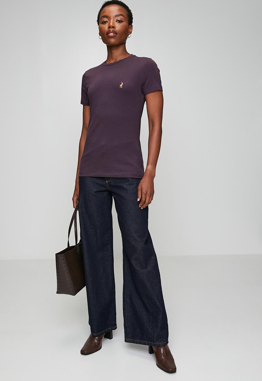 POLO - Wmn Allie Short Sleeve T-Shirt - Plum
