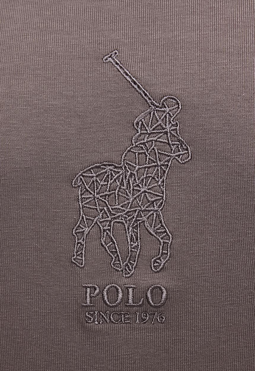 POLO - Wmn Eva Short Sleeve Pony Embroidered T-Shirt - Iron