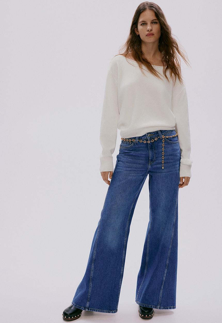 H&M - Off-the-shoulder jumper - white