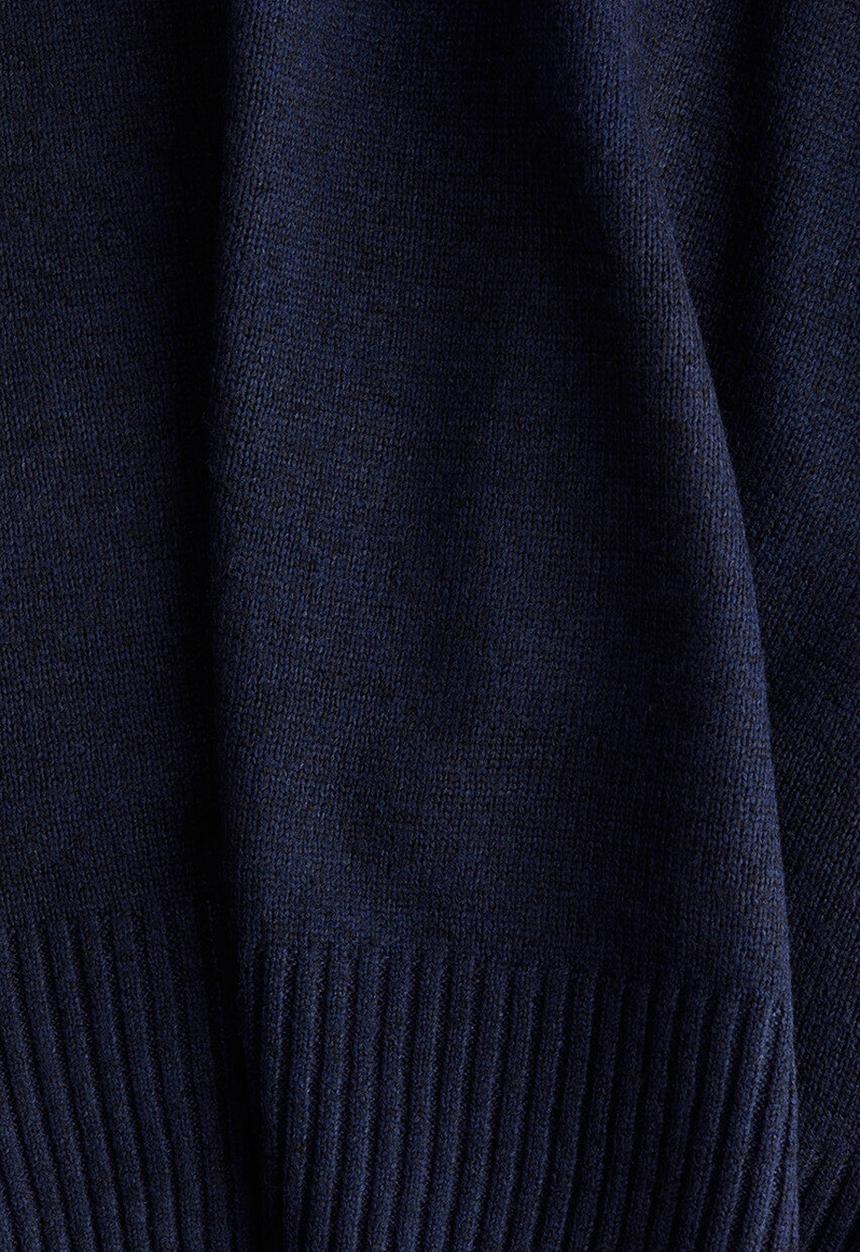 H&M - Off-the-shoulder jumper - navy blue