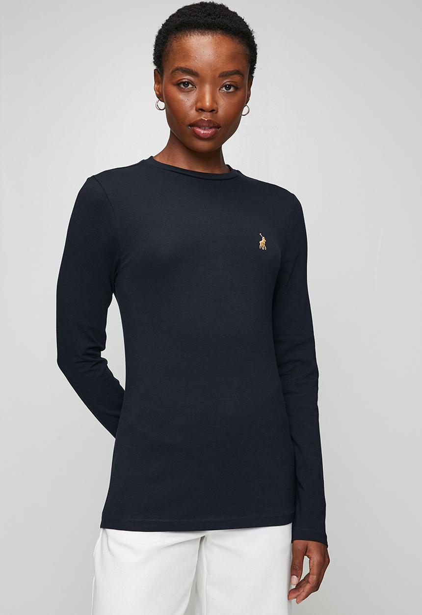 POLO - Wmn Alice Long Sleeve T-Shirt - Navy