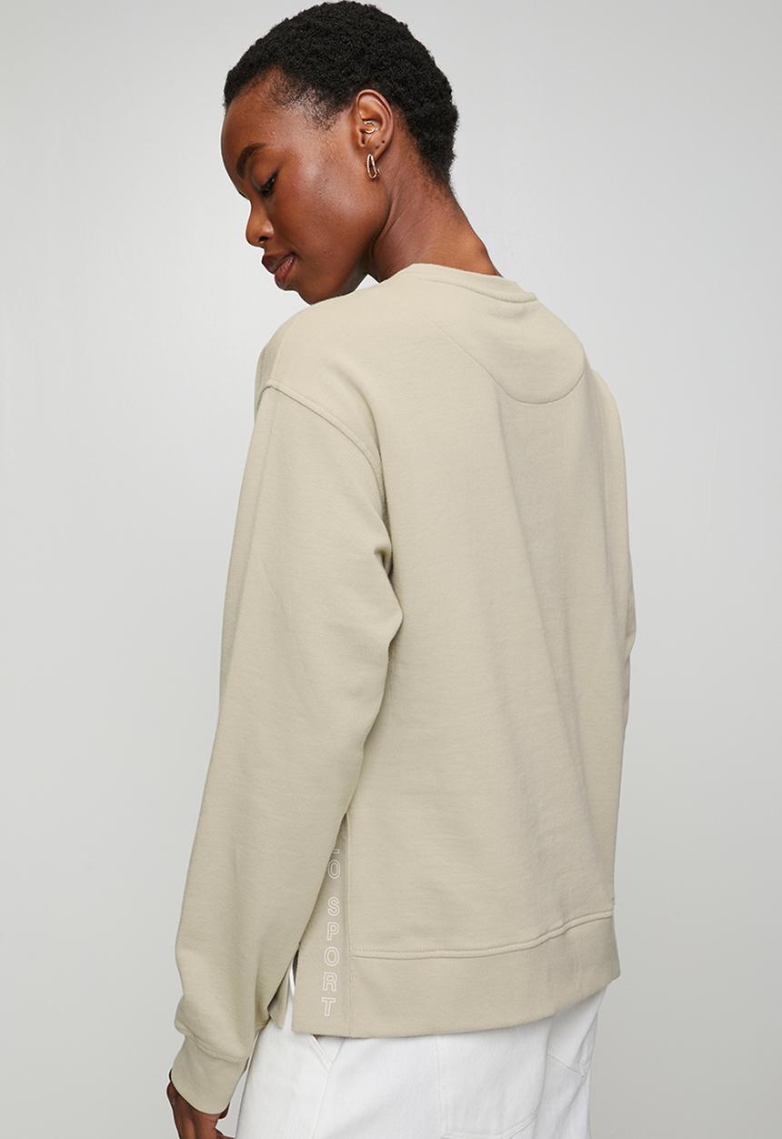 POLO - Wmn Casey Long Sleeve Track Top - Putty