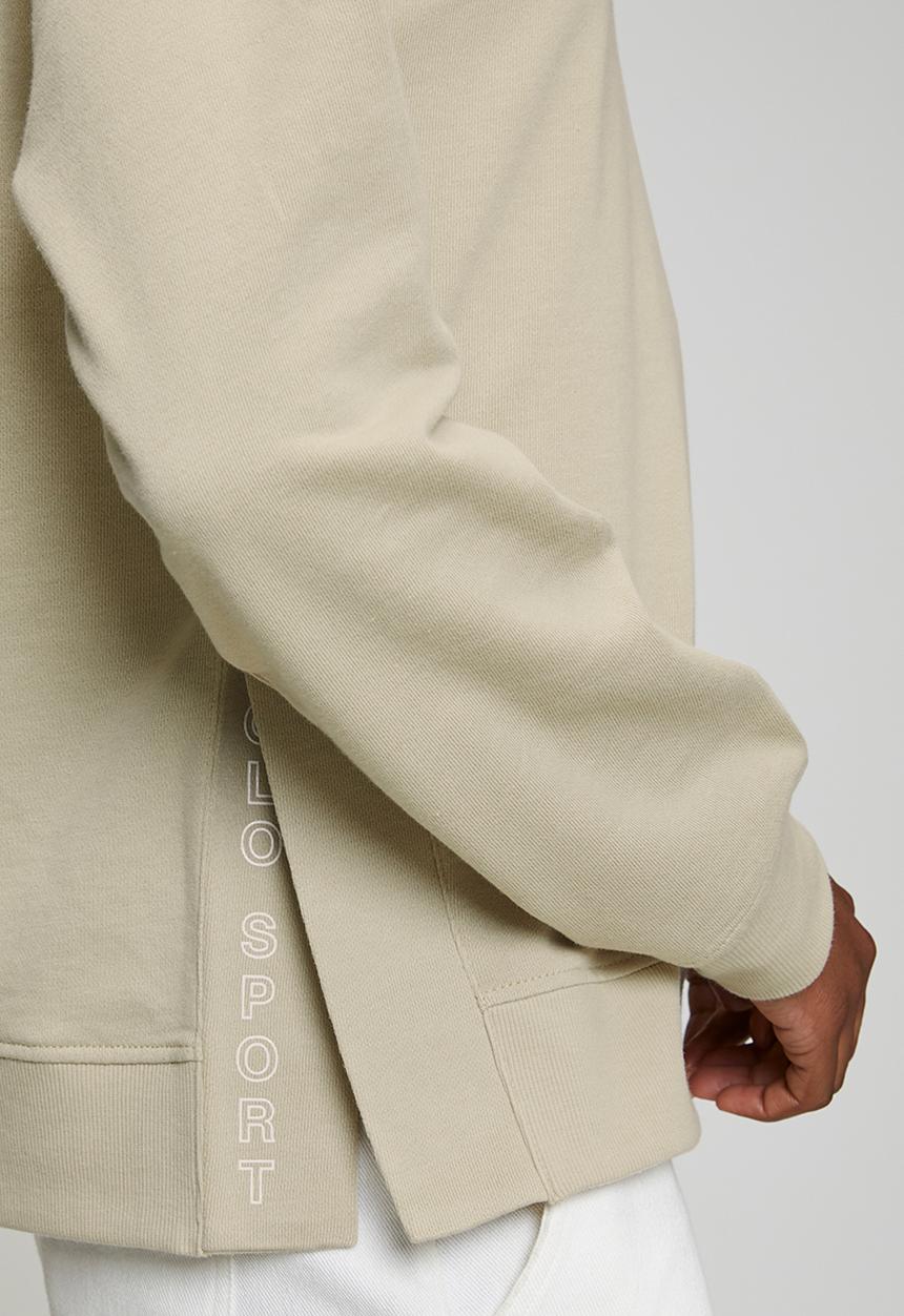 POLO - Wmn Casey Long Sleeve Track Top - Putty