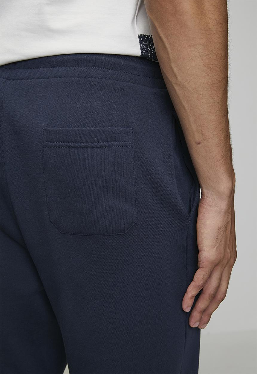POLO - Aakil Essential Fleece Jogger - Navy