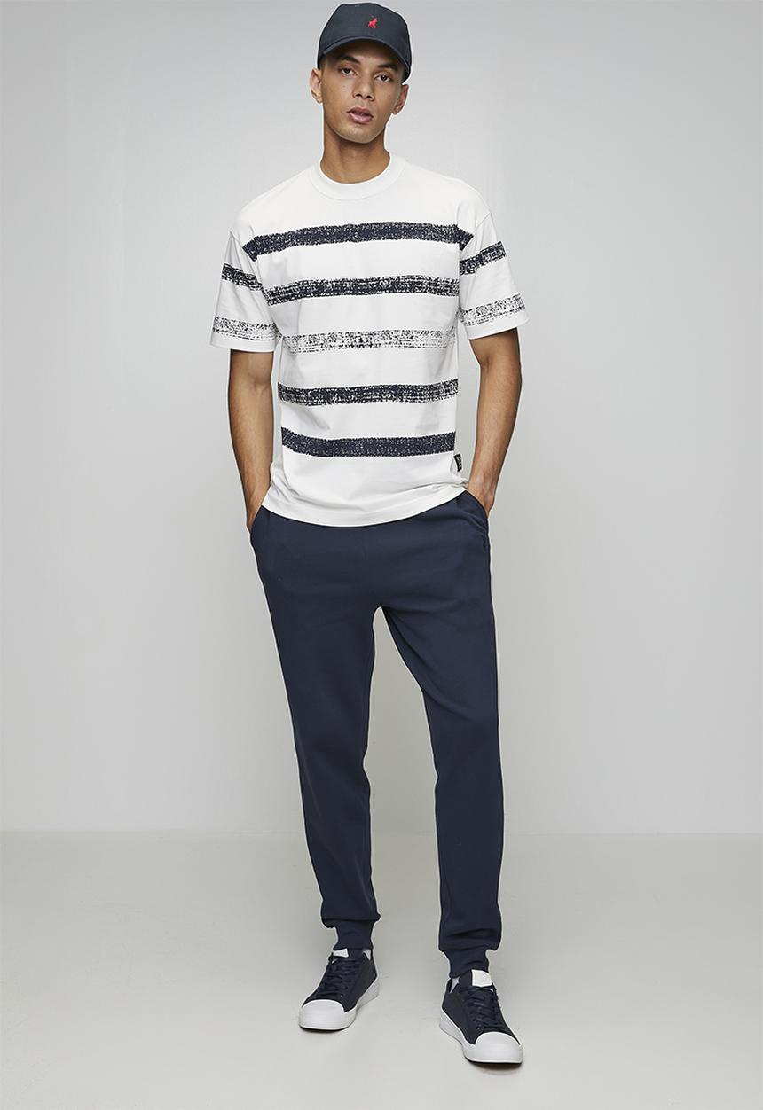 POLO - Aakil Essential Fleece Jogger - Navy