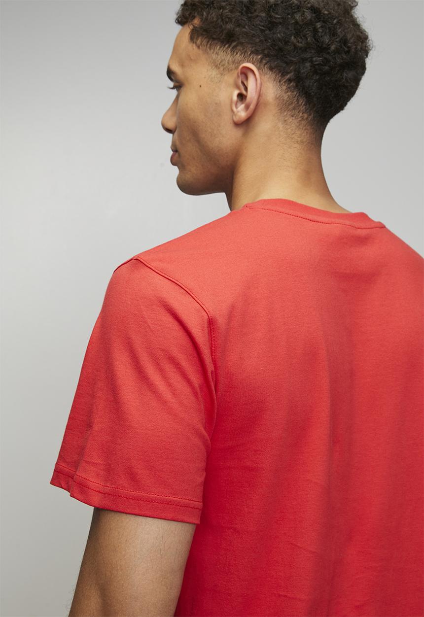Reebok - CODY SMALL LOGO CREW NECK SS TEE - VECTOR RED